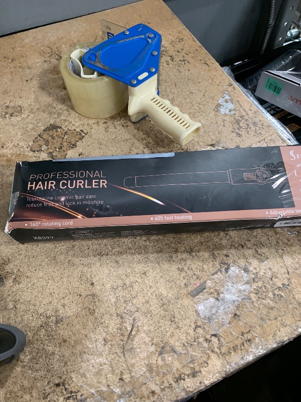 Photo 1 of 1 Inch Curling Wand Long Barrel, Dual Voltage Hair Curling Iron Wand Ceramic for Long Hair,10 Adjustable Temp