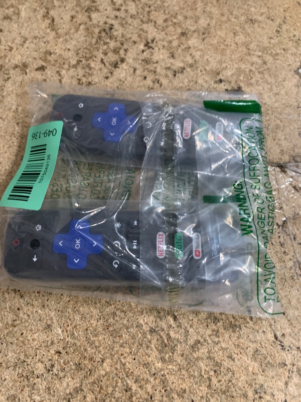 Photo 1 of (Pack of 2) Replacement Remote Control Only for Roku TV, Compatible for TCL Roku/Hisense Roku/Onn Roku/Sharp Roku/Element Roku/Westinghouse Roku/Philips Roku Smart TVs (Not for Roku Stick and Box)