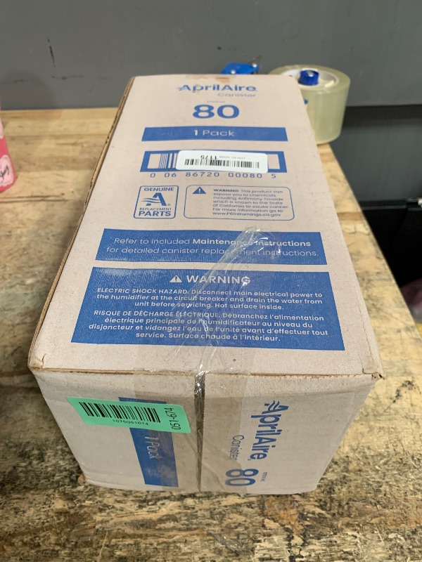 Photo 1 of ***UNABLE TO TEST***AprilAire 80 Replacement Canister for AprilAire Steam Humidifier Models 800, 801, 865, and 866 (Pack of 1)