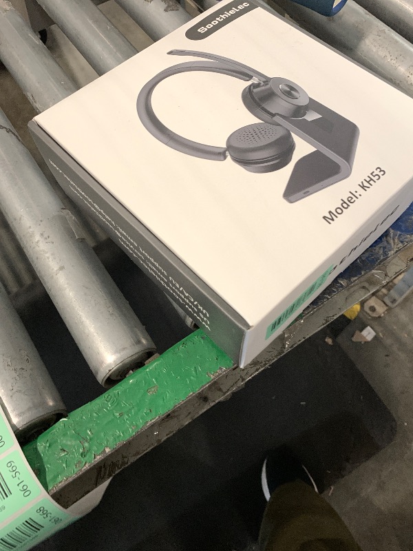 Photo 1 of (Upgraded Version) Wireless Headset, Bluetooth Headset with Noise Cancelling Microphone, Best Headphones with Mic Mute & USB Dongle for PC/Computer/Laptop/Cell Phones/Remote Work/Call Center