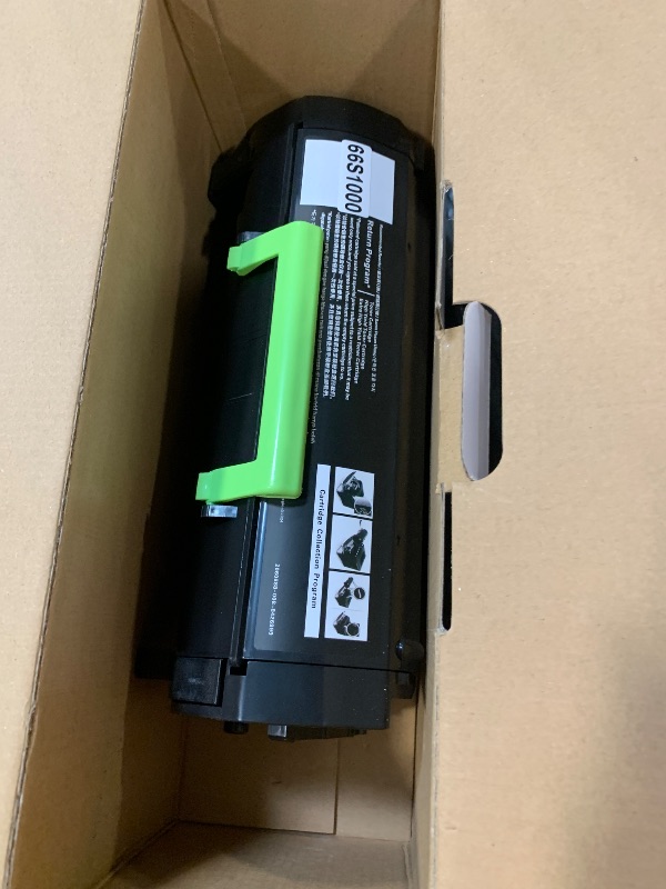 Photo 1 of ***VERY USED** Derplin 66S1000 Toner Cartridge Use for MS531dw MS631dw MS632dwe MX532adwe MX632adwe Printers (1 Black)