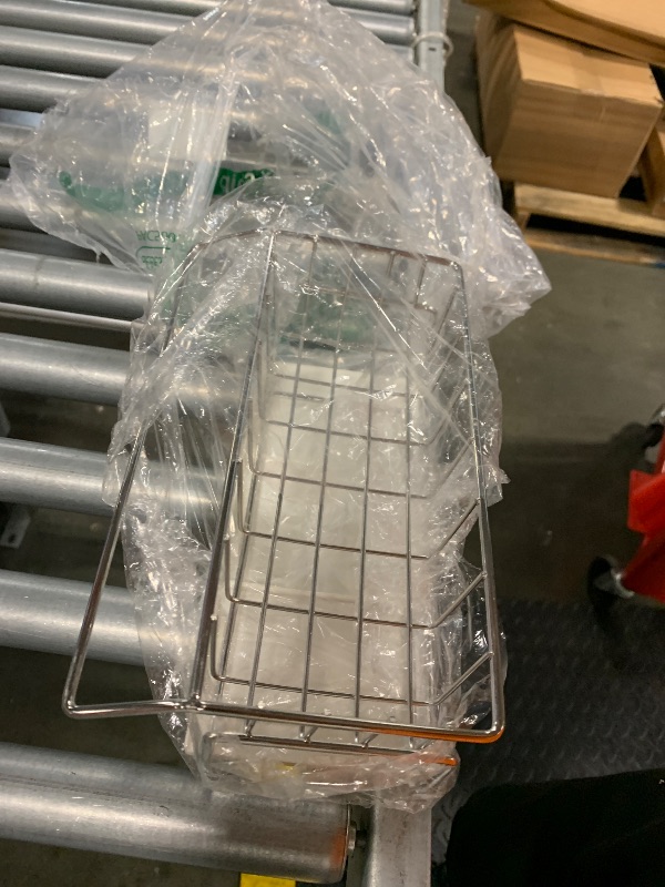 Photo 1 of ***MISSING MOUNTING HARDWARE*** 3-In-1 Sponge Holder for Kitchen Sink with Suction Cups & Adhesive Hook , In-sink Sponge Holder, Wall Hanging Sink Caddy Organizer Rack - Sponge, Dish Cloth, Brush, Scrubber - 304 Stainless Steel***MISSING MOUNTING HARDWARE