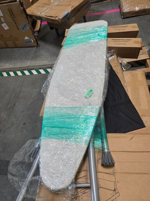 Photo 1 of ***DAMAGED LEG, VIEW ALL IMAGES*** veiox Ironing Board Full Size, Metal Construction Iron Board with Extra Thick Heavy Duty Padded Cover, Stable Structure, Anti-Skid Feet (47x16)