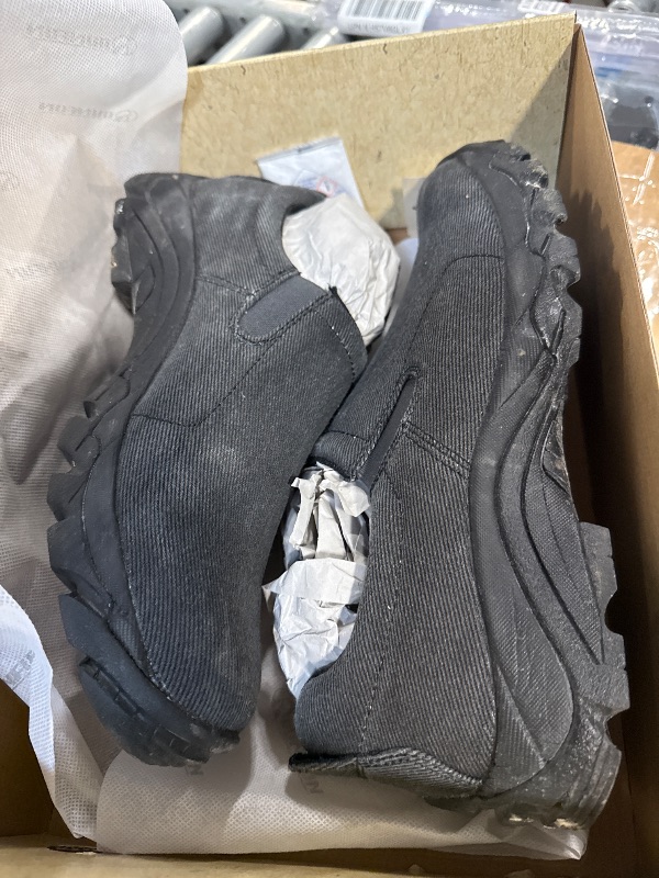 Photo 1 of ** UNCLEAN**R RUNFUN Men's Slip On Shoes Lightweight Comfortable Walking Shoes(RF2404-4DG,Size11) Dark Grey