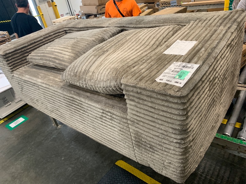 Photo 1 of ***PARTIAL SET***
Repantes 108" L Shaped Boneless Sectional Couches for Living Room, Comfy Corduroy Floor Cloud Sofa with Chaise, Wide Armrest, Deep Seat, Memory Foam, Assembly Free, Ideal for Small Spaces, Brown