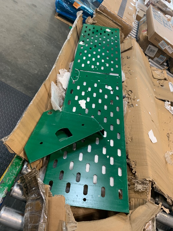 View 3 of ***MISSING WHEEL*** 48" Plug Aerator Tow Behind - Heavy Duty Lawn & Farm Aerator with 32 Steel Tines, Weight Tray & Transport Wheels | Universal Hitch for Tractor, ATV, Zero Turn Mower