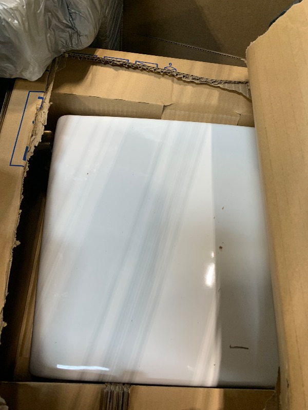 Photo 1 of *****PARTIAL SET, TOILET TANK******
TOTO Drake Two-Piece Round 1.6 GPF Universal Height TORNADO FLUSH Toilet with CEFIONTECT, Cotton White - CST775CSFG#01