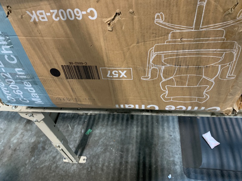 Photo 1 of ** SOLD AS IS, NO REFUND/RETURN** SEE COMMENTS 
Sweetcrispy Executive Home Office Desk Chair - Ergonomic Big Tall High Back with Footrest & Lumbar Support, Reclining Height Adjustable, Comfy PU Leather Computer Gaming with Swivel Wheels, Black