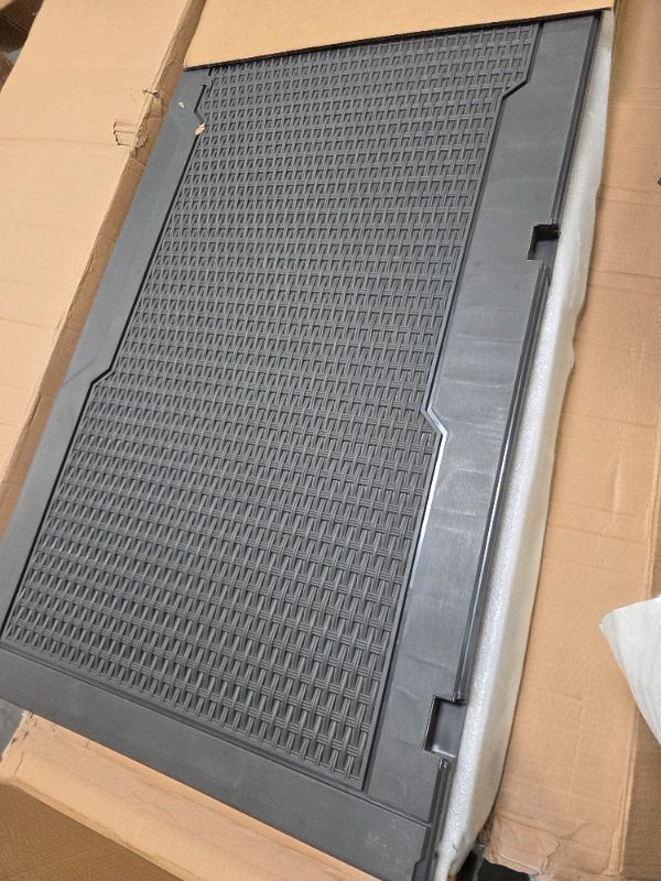 Photo 1 of ** sold as is no refund|return **
YITAHOME 100 Gallon Large Resin Deck Box Outdoor Storage Boxes for Patio Furniture, Outdoor Cushions, Garden Tools and Pool Supplies-Waterproof,Lockable (Dark grey)