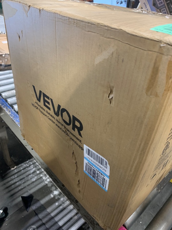 Photo 1 of *MAJOR DAMAGE*
VEVOR Electric Garage Heater, 10000-Watt with Remote Control & 10 Hour Timer & Overheat Protection Wall/Ceiling Mounted Shop Heater, Commercial Fan-forced for Indoor Workshop Warehouse,240V White