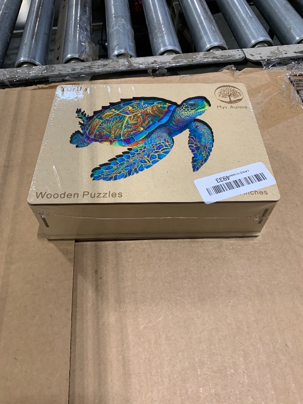 Photo 1 of *** NEW FACTORY SEALED *** MYS Aurora Wooden Puzzles, Sea Turtle Jigsaw Puzzles 200 Pieces, FSC Certified 5MM Unique Shaped Wooden Puzzle for Adults and Kids, Birthday Gift Family Game 9.2 x 11.2 Inch