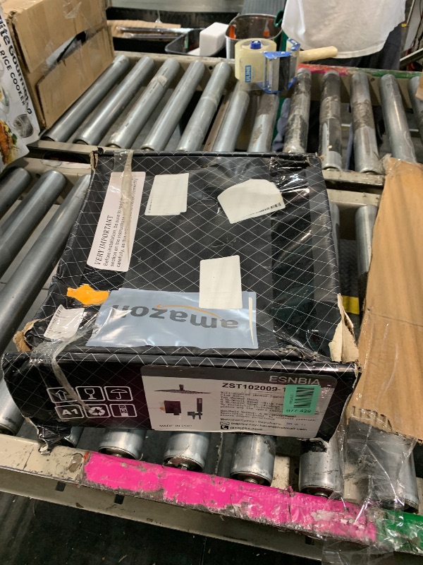Photo 1 of ** sold as is, no refund/return** see comments!
ESNBIA Shower System Black, All Metal Ceiling Shower Faucet Set with Pressure Balance Valve Kit,10" Rain Heads with Handheld Spray Combo, Matte Black