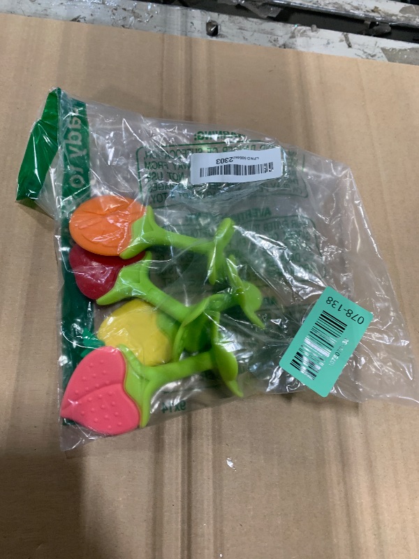 Photo 1 of *** 4 PACK *** Teething Toys (5 Pack) - Tinabless Infant Teething Keys Set, BPA-Free, Natural Organic Freezer Safe for Infants and Toddlers, Silicone Baby Teethers