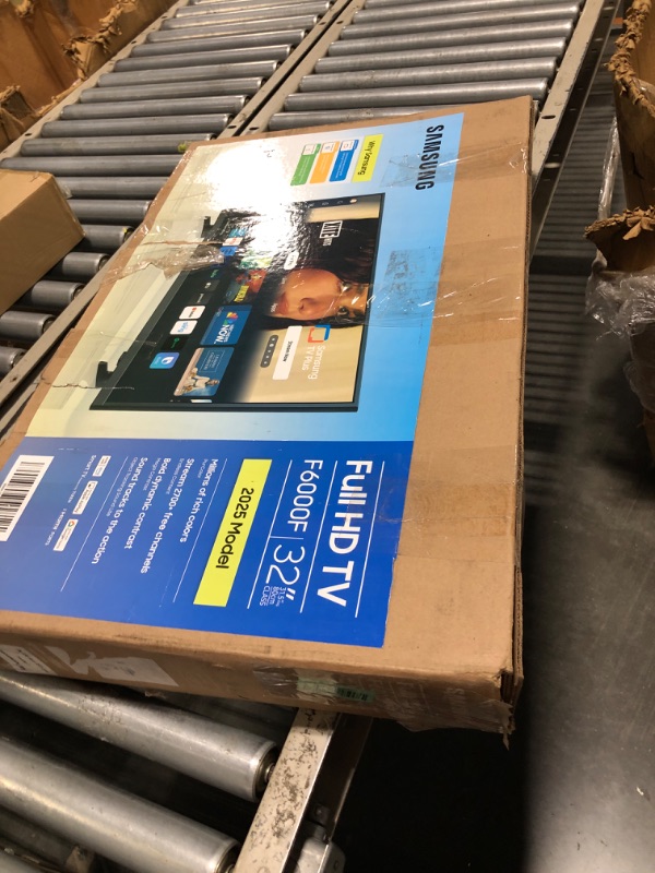 Photo 1 of ***FINAL SALE/NO RETURNSS*** BROKEN SAMSUNG 32-Inch Class Full HD F6000 Smart TV (2025 Model) HDR, Object Tracking Sound Lite, Knox Security, One UI Tizen, Smart TV