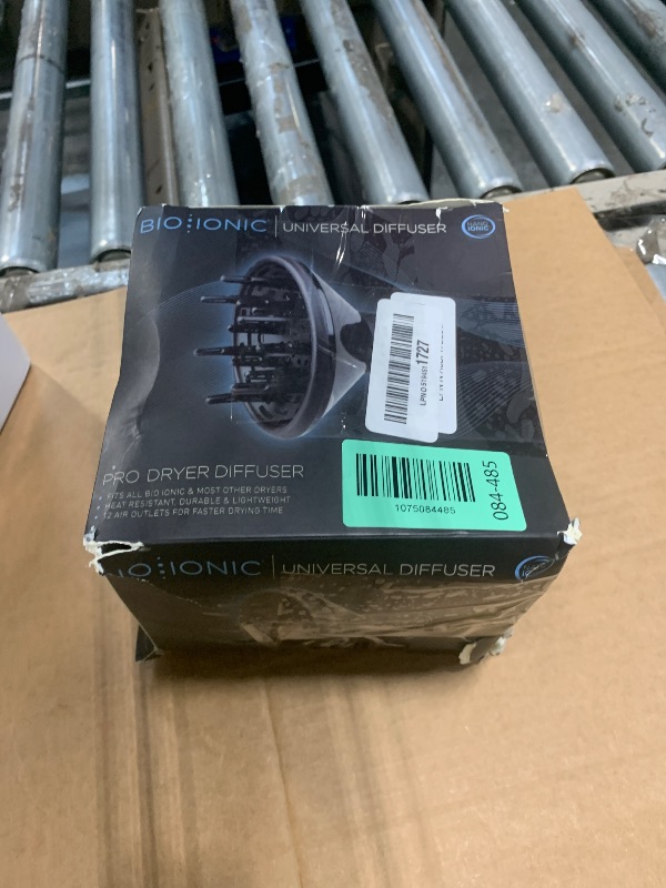 Photo 1 of *** DAMAGE TO THE BOX *** Bio Ionic Universal Diffuser - Fast-Drying Hair Dryer Attachment for Frizz Control & Shine - Fits 2.25" Blow Dryers - Professional Styling Tool for All Hair Types