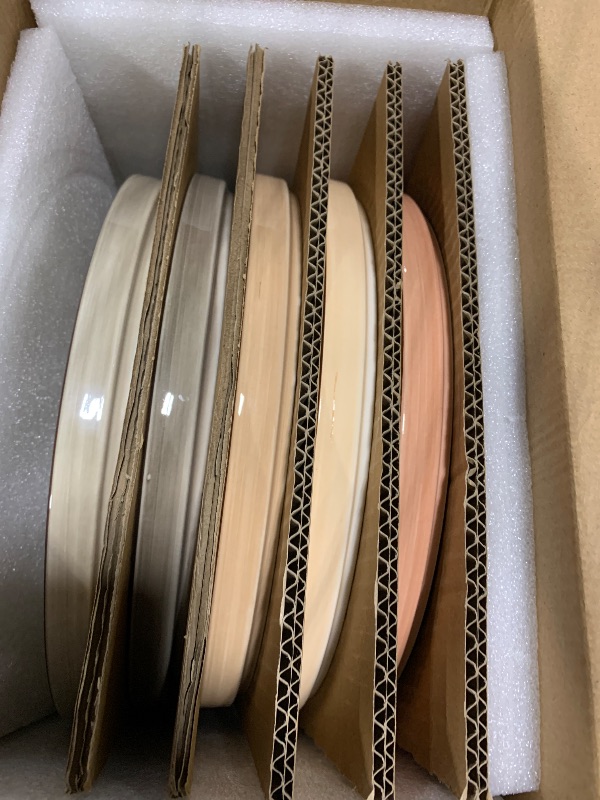 Photo 1 of *** SET OF 5 *** Sweese 10.5 Inch Porcelain Dinner Plates Set of 6, Gradient High Edge Dish Set - Dishwasher, Microwave, Oven Safe, Scratch Resistant, Kitchen Serving Dishes - Cool Assorted Colors