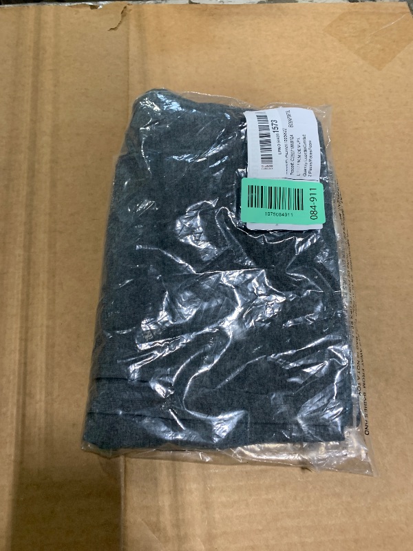 Photo 1 of *** 1 PACK *** Amazon Essentials Men's 7" Cotton Knit Pajama Shorts, Loungewear, Pack of 2, Black/Charcoal Heather, Medium
