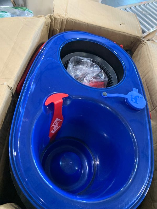 Photo 1 of ***BROKEN*** O-Cedar RinseClean Spin Mop & Bucket System | Clean with Clean Water | Removes 99% of Bacteria