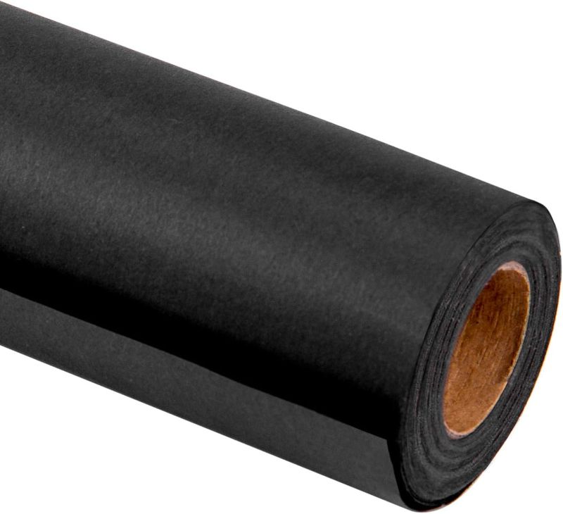 Photo 1 of *** BLACK *** MAYPLUSS Black Kraft Paper Roll -Jumbo Roll- 30in x 32.8ft-(81.8sqft) Recyclable Paper Perfect for Gift Wrapping, Craft,Moving Packing,Table Runner,Dunnage,Parcel,Party,Birthday Wedding