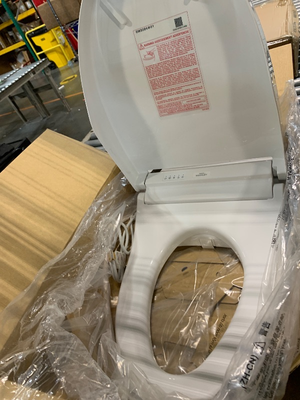 View 5 of *** NO REMOTE CONTROL *** TOTO® WASHLET® C5 Electronic Bidet Toilet Seat with PREMIST and EWATER+ Wand Cleaning, Elongated, Cotton White - SW3084#01