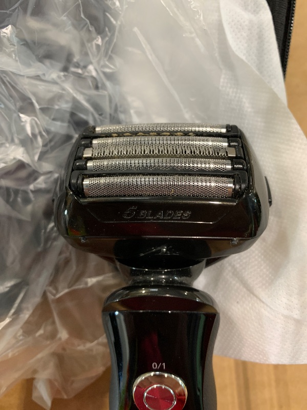 Photo 1 of *** NO ADAPTER *** Panasonic ARC6 Electric Razor for Men Face, Wet & Dry Shavers for Men with Foil Shaver, Pop-up Trimmer, Ultra-Fast 6-Blade, Smart Shave Sensor, 22D Flexible Pivoting Head - ES-LS8A-K (Black)