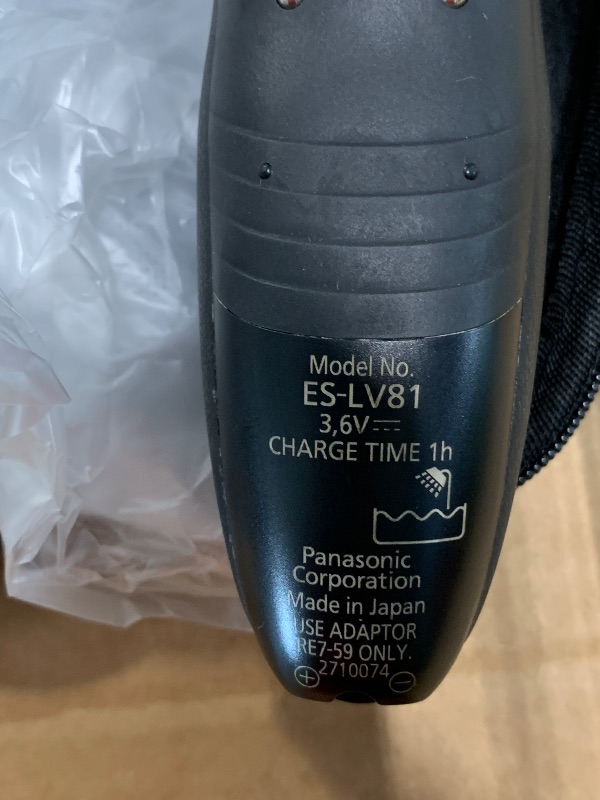 Photo 1 of *** NO ADAPTER *** Panasonic ARC6 Electric Razor for Men Face, Wet & Dry Shavers for Men with Foil Shaver, Pop-up Trimmer, Ultra-Fast 6-Blade, Smart Shave Sensor, 22D Flexible Pivoting Head - ES-LS8A-K (Black)