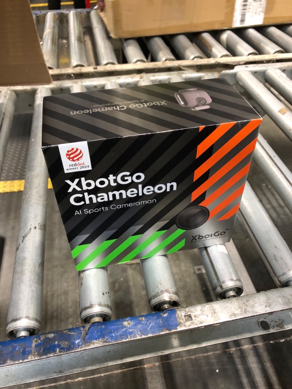 Photo 1 of **MISSING BATTERY COVER**
XbotGo Chameleon AI Auto Sports Action Camera - 4K 60FPS Soccer Camera and Basketball Tracking Camera for Team Sports, Live Streaming, No Subscription, Works with iOS & Android (Lava Graphite)