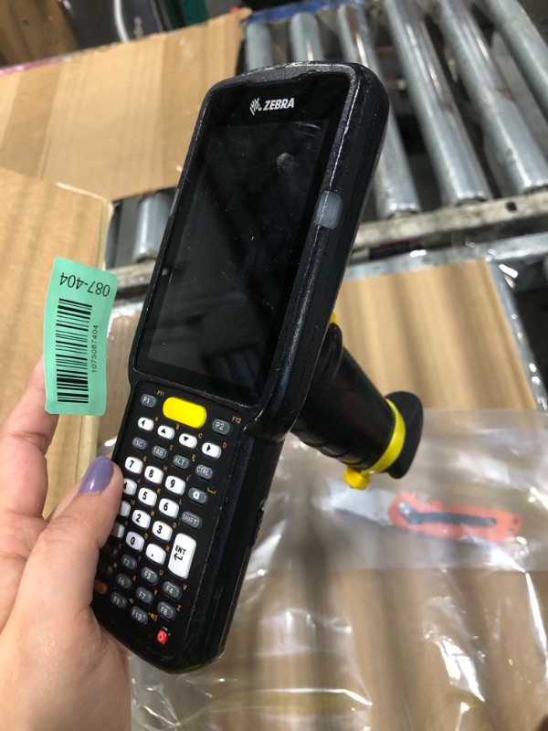 Photo 1 of ***Used, charger missing*** Zebra MC3300 Android Pistol Grip Mobile Computer, 2D/1D Barcode Scanner