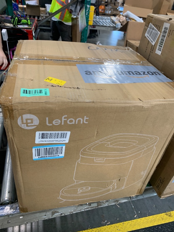 View 2 of ** UPDATED 6/21*** **
Lefant LiDAR Robot Vacuum and Mop, 20000Pa Suction, 90-Day Self-Emptying, Obstacle Avoidance, Auto Mop Washing&Drying, All-in-One for Pet Hair Carpet, 5G WiFi Alexa/APP/iWatch Control, M3 Max