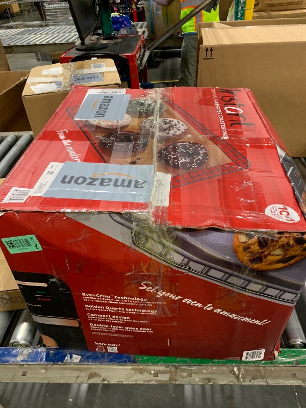 View 2 of ***VERY USED*** Instant Pot Omni Plus 19QT/18L Toaster Oven Air Fryer, 10-in-1 Functions, Fits 12" Pizza, Crisp, Broil, Bake, Roast, Toast, Warm, Convection, 100+ In-App Recipes, from the Makers of Instant Pot, Black