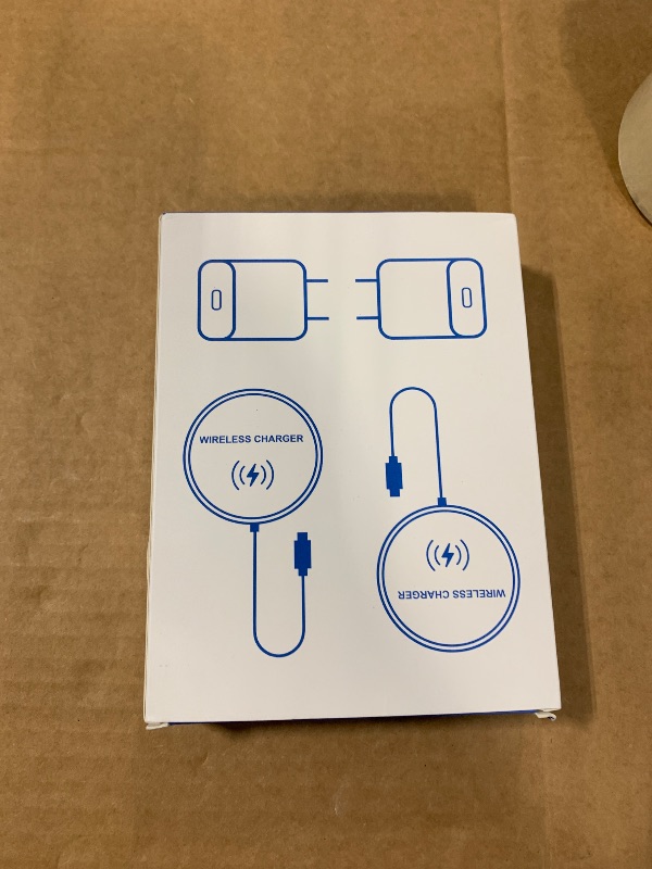 Photo 1 of [Apple MFi Certified] Apple MagSafe Charger 15W Magnetic Wireless Charger iPhone Wireless Charging Pad 6ft Magnetic Charger for iPhone 17 16 15 14 13 12 11 Pro Max Plus/AirPods 2 3 4 Pro 2 3 [2 Pack]