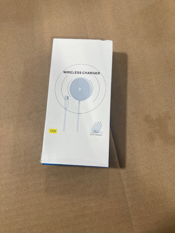 Photo 1 of [Apple MFi Certified]Magnetic Wireless Charger Apple Mag Safe Charger,15W 6FT Fast Wireless Charging Pad for AppleiPhone 16 Pro Max/16 Pro/16 Plus/15 Pro Max/14/13/12/AirPods3/2/Pro/Pro2,Charging Pad