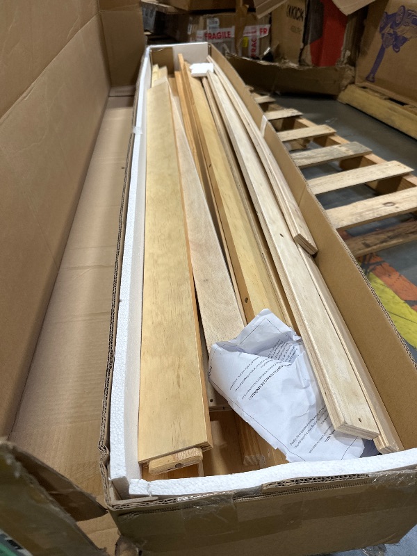 Photo 1 of ***UPDATED 5/9*** Merax Full Size Corner Bed Frames with Desk and Trundle & Storage Shelves Headboard, Pinewood U-Shaped Captain Daybed, Full Corner Bed Frames for Small Room, Bedroom, Guest Room, Kids' Room, Natural
