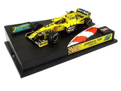 Photo 1 of 1:43 F1 Team Jordan 199-1999 Collection Formula 1 Race # Model Inspired by Heinz-Harald Frentzen Diecast Collectible Model
**USED**