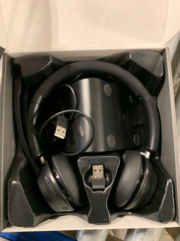 Photo 1 of (Upgraded Version) Wireless Headset, Bluetooth Headset with Noise Cancelling Microphone, Best Headphones with Mic Mute & USB Dongle for PC/Computer/Laptop/Cell Phones/Remote Work/Call Center