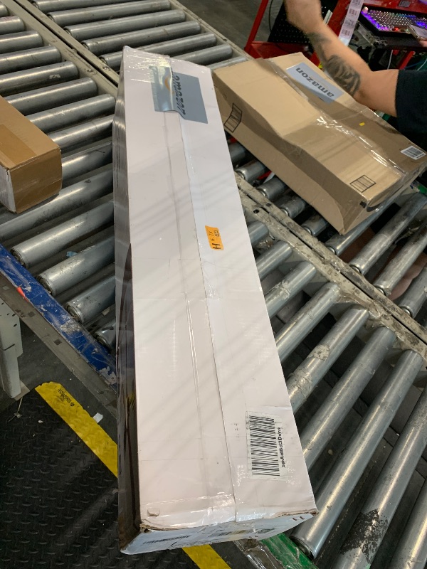 Photo 1 of ** FACTORY SEALED *** QUTWOB 60" Wood Ceiling Fan with Lights Remote Control,Quiet DC Motor 3 Blade Ceiling Fans for Patio Living Room, Bedroom, Office,Indoor Outdoor(Raw wood+White)