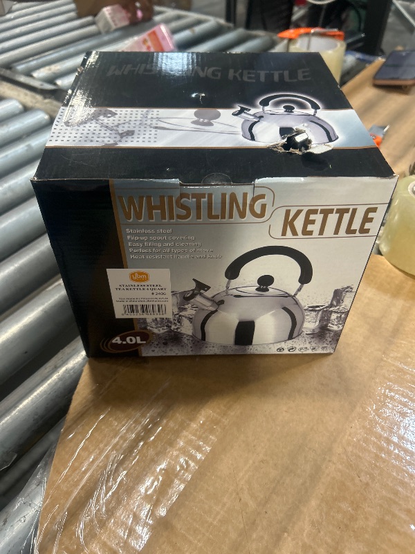 Photo 1 of ***SIMILAR ITEM****
Mr. Coffee Carterton Stainless Steel Whistling Tea Kettle – 1.5-Quart Capacity, Mirror Polish Finish, Durable Tea Kettle for Stovetop, Fast Boiling, Easy Pouring