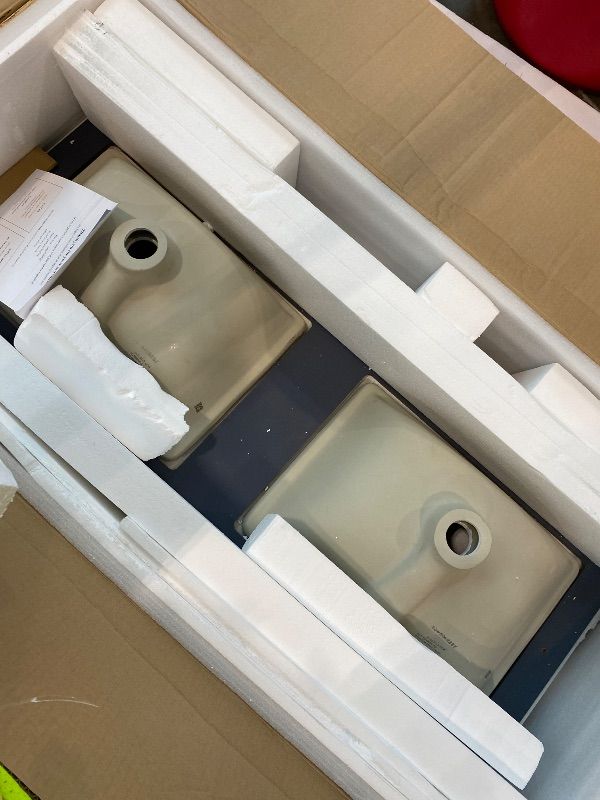 Photo 1 of *MAJOR DAMAGE*
DWVO 47 Inch Bathroom Vanity