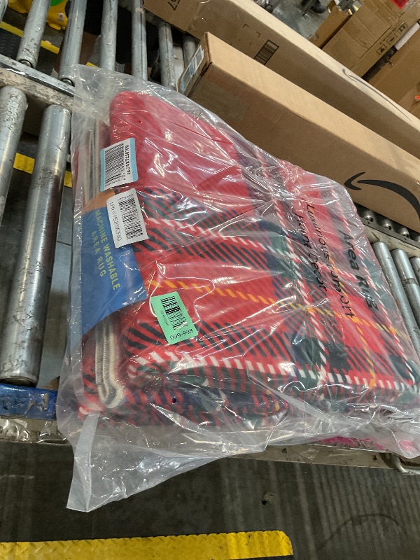 Photo 1 of ***SIMILAR ITEM***
BATTILO HOME Christmas Red Plaid Throw Blanket for Couch, Bed, Super Soft Red Plaid Blankets,Soft Christmas Decorative Throw with Tassels 50"x60"