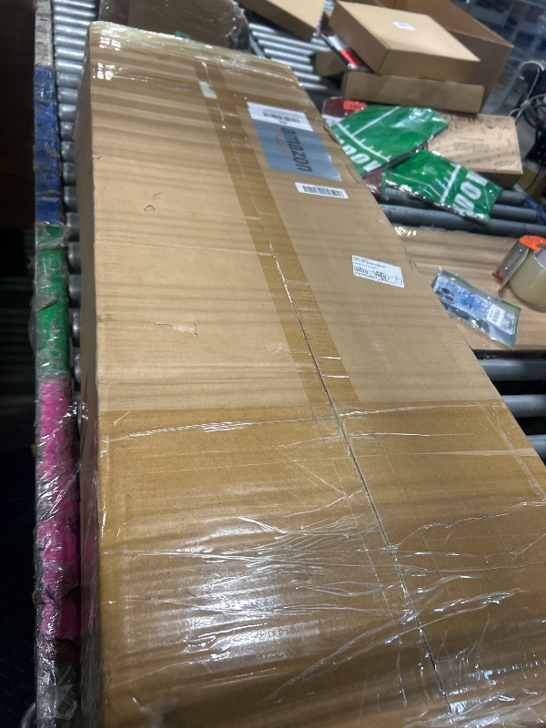 Photo 1 of ** SOLD AS IS, NO REFUND/RETURN** SEE COMMENTS!
Akenow 55-75 Gallon Fish Tank Stand with Storage Shelf, 48.5 x14.9 x 29.2 Inch Aquarium Stand, Turtle Tank, Reptile Terrariums and Breeder Tank Stand,980LBS Capacity, White