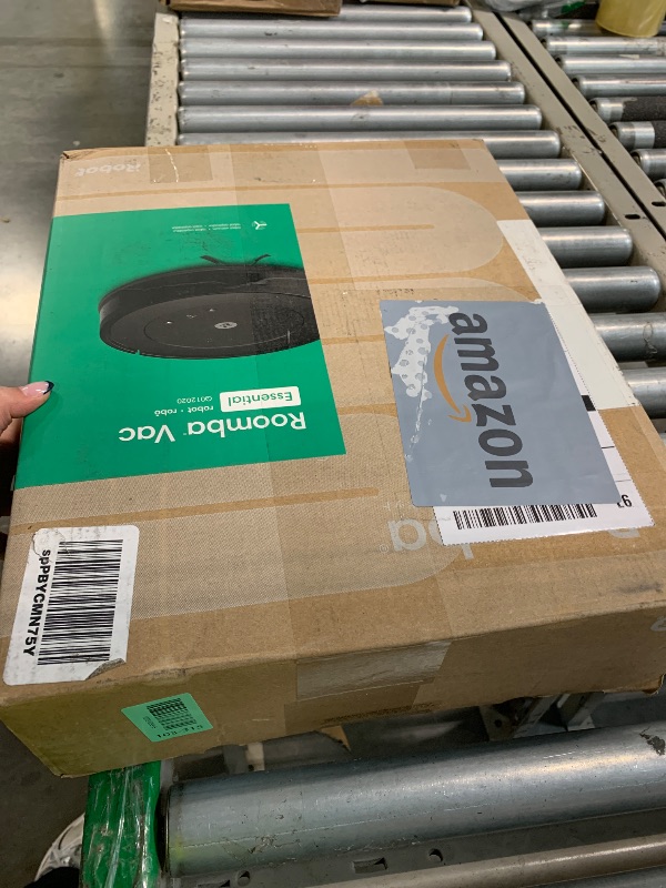 Photo 1 of [iRobot Roomba Vac Robot Vacuum (Q0120) - Easy to use, Power-Lifting Suction, Multi-Surface Cleaning, Smart Navigation Cleans in Neat Rows, Self-Charging, Alexa