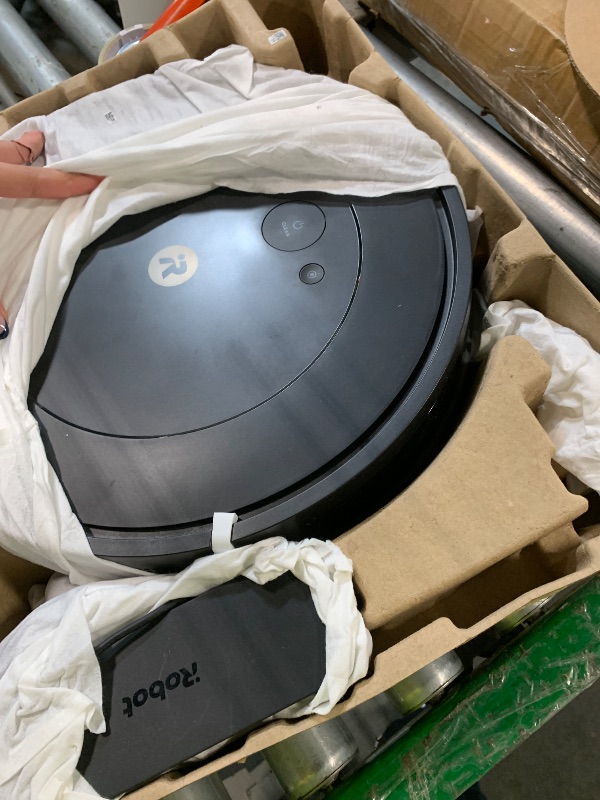 Photo 1 of [iRobot Roomba Vac Robot Vacuum (Q0120) - Easy to use, Power-Lifting Suction, Multi-Surface Cleaning, Smart Navigation Cleans in Neat Rows, Self-Charging, Alexa