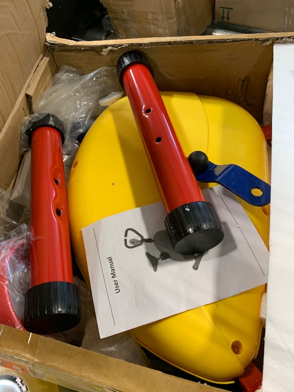 Photo 1 of *MISSING PARTS - see clerk notes*
Kids Exercise Bike - Indoor Stationary Cycle Riding Toy with Adjustable Seat - Kids Workout Equipment for Boys and Girls Ages 4 and Up by Hey Play