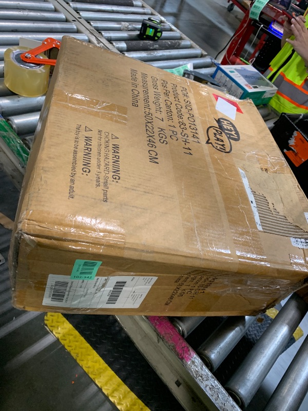 Photo 1 of *MISSING PARTS - see clerk notes*
Kids Exercise Bike - Indoor Stationary Cycle Riding Toy with Adjustable Seat - Kids Workout Equipment for Boys and Girls Ages 4 and Up by Hey Play