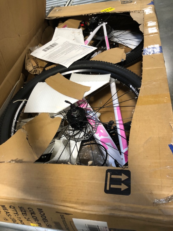 Photo 1 of ***VERY USED (SCRATCHES)*** Glerc 24 Inch Kids Bike, Kids Mountain Bike for Boys and Girls Ages 9-14, 21-Speed Skyline Bicycle with Front Suspension and Disc Brakes, Pink