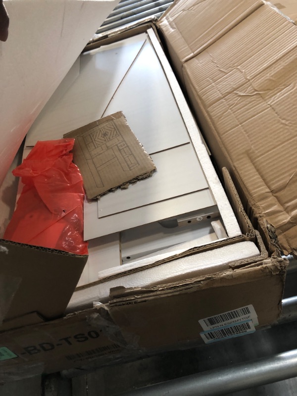 Photo 1 of ****AS IS FINAL SALE NO RETURNS ****IVECELO Over The Toilet Storage Cabinet, Storage Cabinet Over Toilet with Adjustable Shelves & Toilet Paper Holder Stand, Home Space-Saving Toilet Storage, for Bathroom, Restroom, Laundry, White