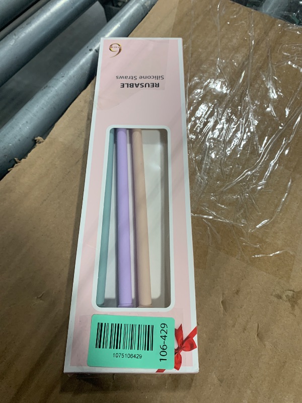 Photo 1 of **MISSING PARTS**
Reusable Replacement 12 inch Long Silicone Straw With Cover, Stocking Stuffers Gifts for Women Men Teens Girls Boys, Compatible with Stanley Tumbler Cup Accessorie 40 oz 30 oz (6 Pack)