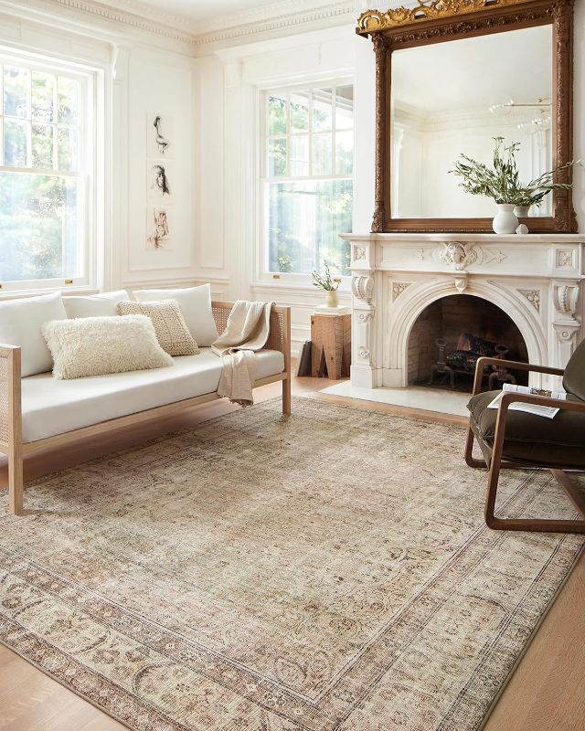 Photo 1 of 
Loloi Margot Collection MAT-01 Antique/Sage 7'-6" x 9'-6" Area Rug feat. CloudPile, No-Shed Easy Clean Large Patterned Area Rug for Living...