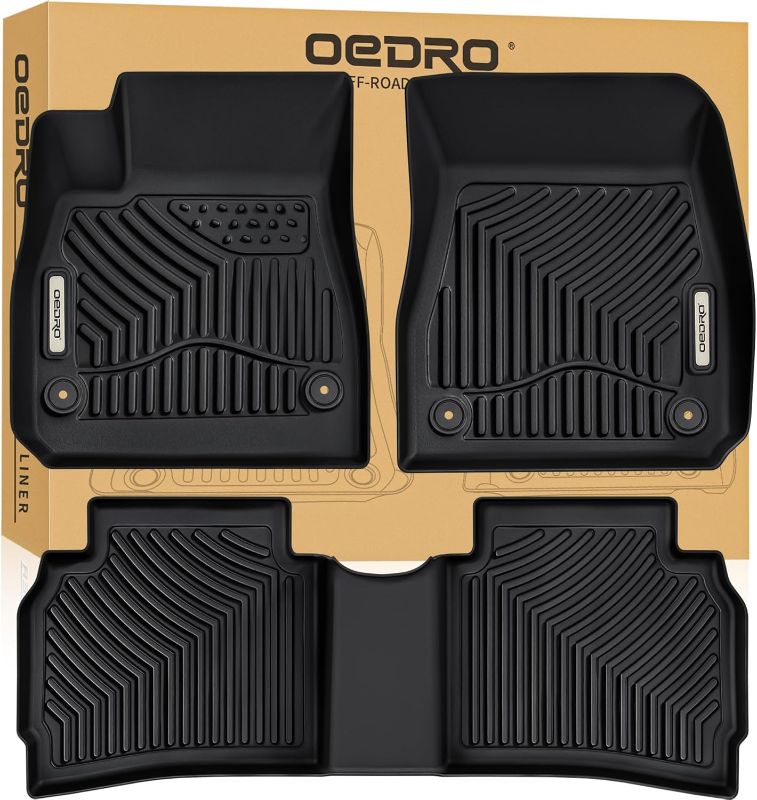 Photo 1 of 
OEDRO Floor Mats Fit for 2016-2025 Chevy Malibu, Custom Fit Malibu 2025 Floor Liners All Weather Protection Car Mats TPE Accessories, 1st and 2nd Row Floor...