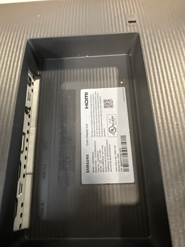 Photo 1 of ** NO CHARGER***SAMSUNG 32" UJ59 Series 4K UHD (3840x2160) Computer Monitor,VA Panel, HDMI, Display Port, Eye Saver/Flicker Free Mode, FreeSync, LU32J590UQNXZA, Black